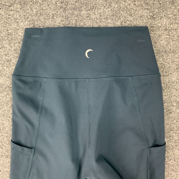 Zyia Active Hero Leggings Womens 4 Blue Slate Stretch Compression Side Pockets - Picture 8 of 13